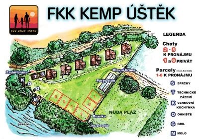 nuda kemp|FKK kemp Úštěk, nudistický kemp (Kemp)